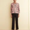 Men BODE Deco Puzzle Patchwork Long Sleeve Shirt