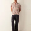 Men BODE Deco Puzzle Patchwork Short Sleeve Shirt