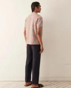 Men BODE Deco Puzzle Patchwork Short Sleeve Shirt