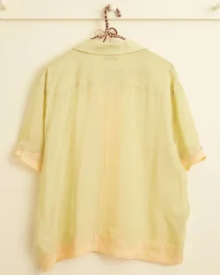 Men BODE Deco Zig-Zag Short Sleeve Shirt