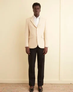 Men BODE Dennis Stripe Suit Jacket