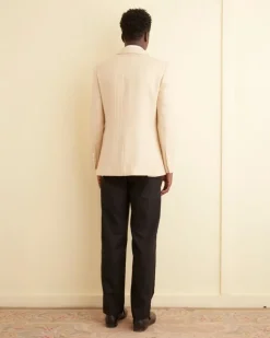 Men BODE Dennis Stripe Suit Jacket