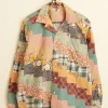 Men BODE Diagonal Square Patchwork Shirt