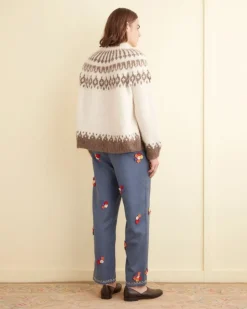 Men BODE Dianthus Applique Trousers