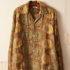 Men BODE Disco Tinsel Long Sleeve Shirt