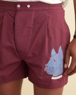 Men BODE Doberman Applique Boxers