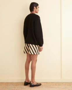 Men BODE Domino Stripe Shorts