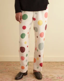Men BODE Dotted Applique Trousers