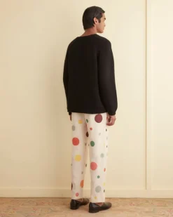 Men BODE Dotted Applique Trousers