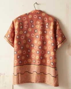 Men BODE Dotted Border Short Sleeve Shirt