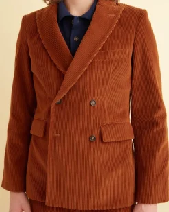 Men BODE Double-Breasted Corduroy Jacket