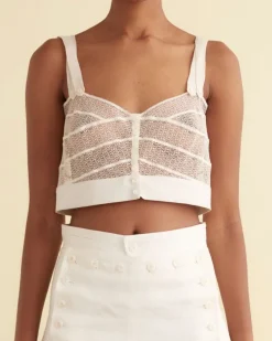 Women BODE Duet Lace Tank