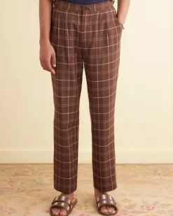 Men BODE Dunham Plaid Trousers