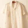 Men BODE Duo Dot Mesh Short Sleeve Shirt