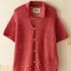 Men BODE Duotone Lace Shirt - Red