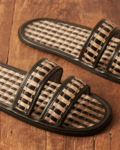 Men BODE Duotone Summer Slides - Black/Tan