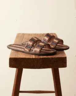Men BODE Duotone Summer Slides - Brown/Blue