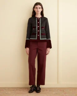 Women BODE Dusk Brocade Rice Jacket