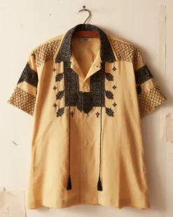 Men BODE Eastern Mosaic Short Sleeve Shirt