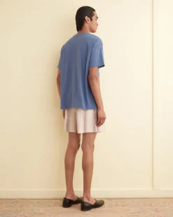 Men BODE Elderberry Flax Shorts