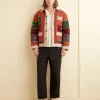 Men BODE Embroidered Autumn Quilt Jacket