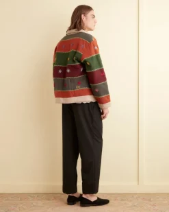 Men BODE Embroidered Autumn Quilt Jacket