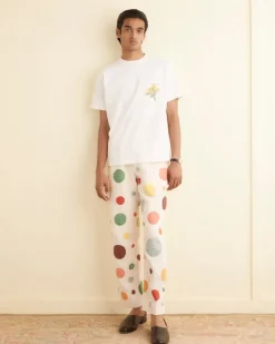 Men BODE Embroidered Bouquet Pocket Tee