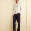 Men BODE Embroidered Buckaroo Long Sleeve Shirt