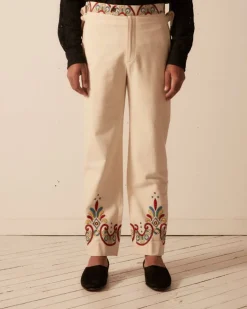 Men BODE Embroidered Carnival Trousers