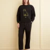 Men BODE Embroidered Dog Crewneck