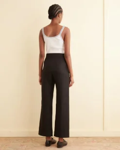Women BODE Embroidered Heron Tank