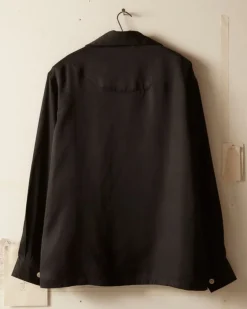 Men BODE Embroidered Leafwing Long Sleeve Shirt