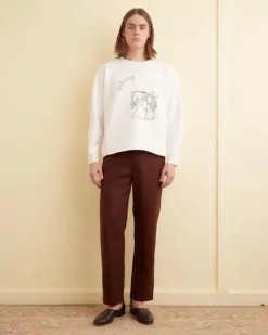 Men BODE Embroidered Pony Crewneck