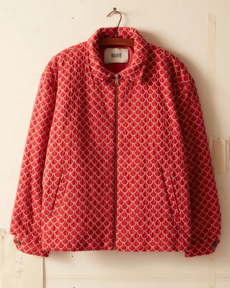 Men BODE Embroidered Siren Jacket
