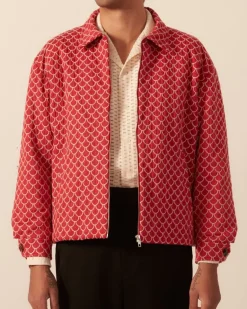 Men BODE Embroidered Siren Jacket