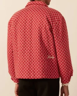 Men BODE Embroidered Siren Jacket