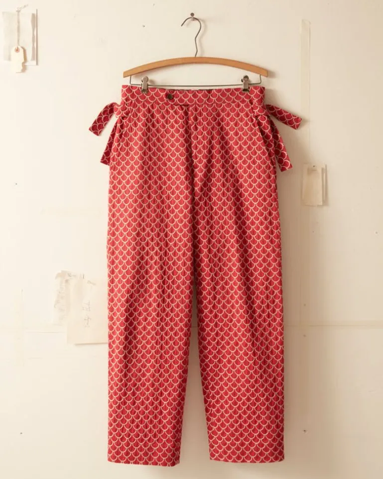 Men BODE Embroidered Siren Trousers