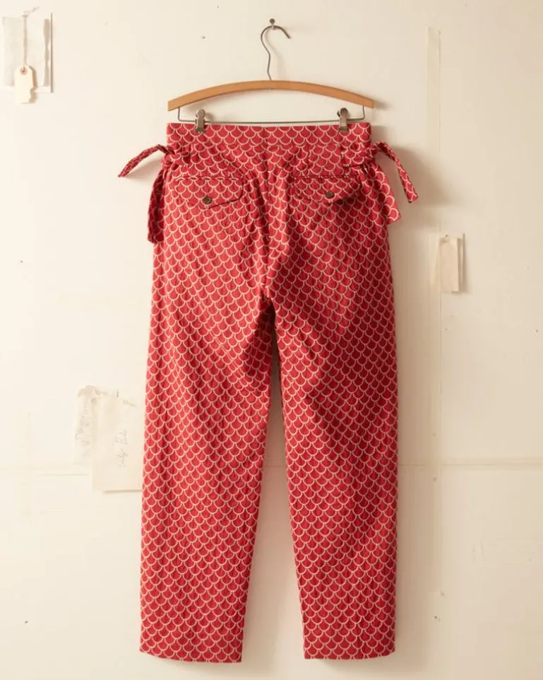 Men BODE Embroidered Siren Trousers
