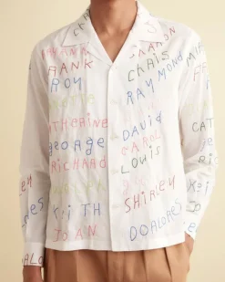 Men BODE Familial Hall Long Sleeve Shirt
