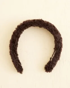 Men BODE Faux Fur Headband - Black