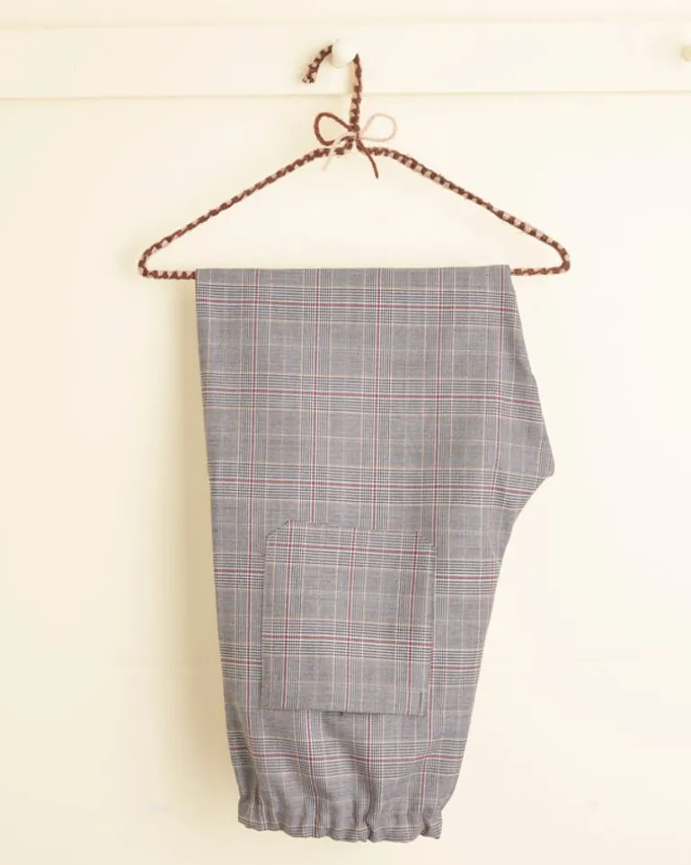 Men BODE Feldspar Plaid Pajama Pants - M