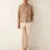 Men BODE Filet Filigree Long Sleeve Shirt