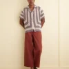Men BODE Flagship Crochet Shirt - Lavender