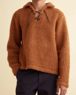 Men BODE Fleece Tie-Up Pullover