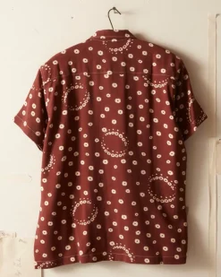 Men BODE Fleur D'Air Short Sleeve Shirt