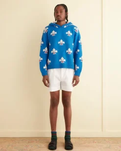 Men BODE Fleur-De-Lis Hoodie