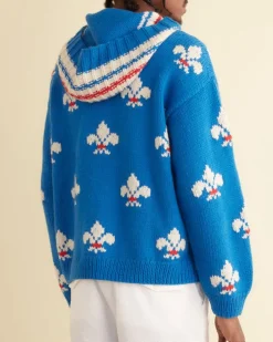 Men BODE Fleur-De-Lis Hoodie