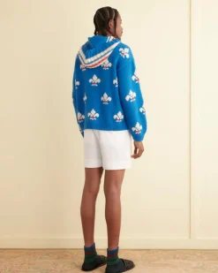 Men BODE Fleur-De-Lis Hoodie