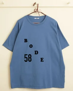 Men BODE Flocked Tee - Blue