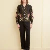 Men BODE Floral Pinwheel Long Sleeve Louie